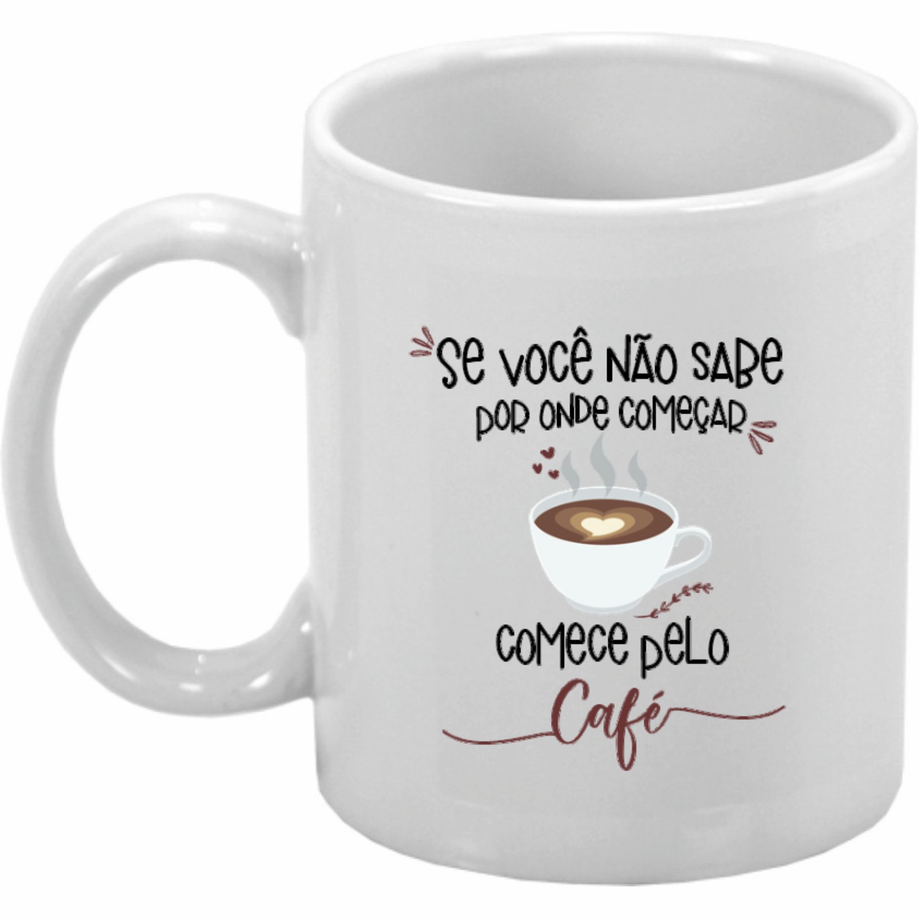 Caneca Cerâmica 325ml Coleção Café